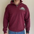 Sweatshirt - Quarter-Zip with Old Style Logo (with cadet collar) - Adult
